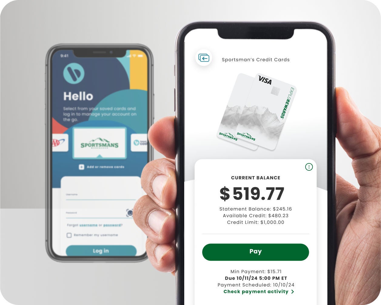 Manage your account